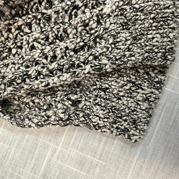 Ann Taylor Open Knit Black/White Chunky Sweater - Picture 5 of 5